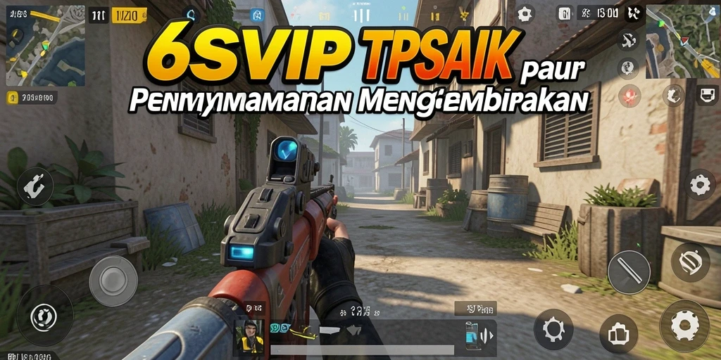 Screenshot gameplay 6SVIP yang menampilkan pertempuran yang intens.