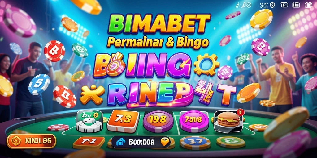 Tampilan menarik dari permainan Bingo di BIMABET.