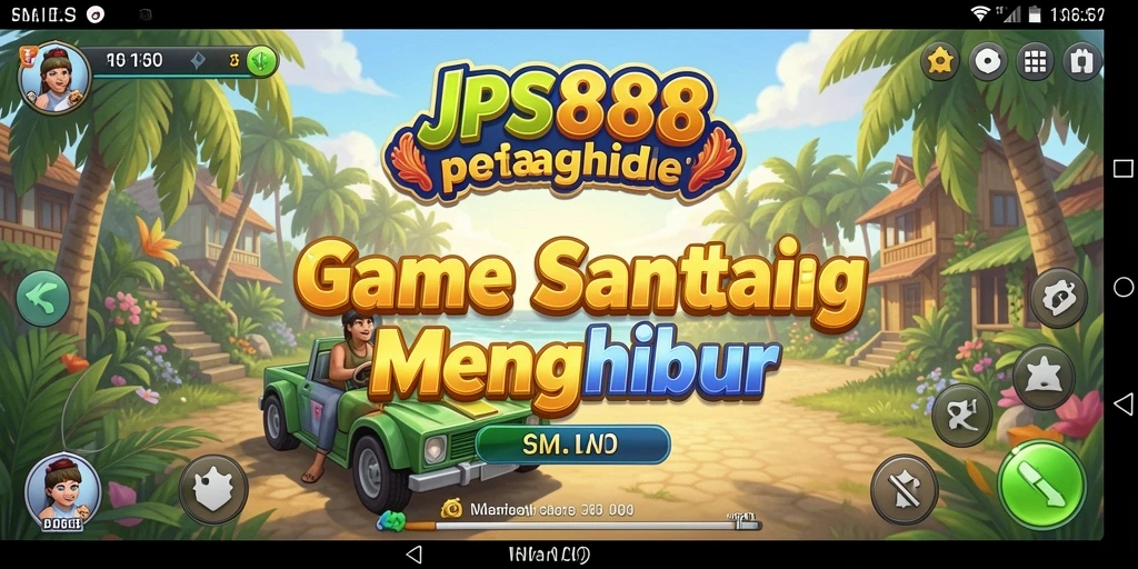 Tampilan gameplay JPS888 yang penuh warna dan menyenangkan.