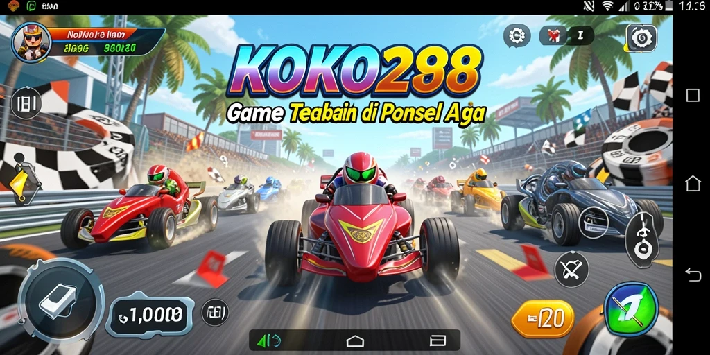 Tampilan gameplay menarik dari KOKO288 yang memukau.