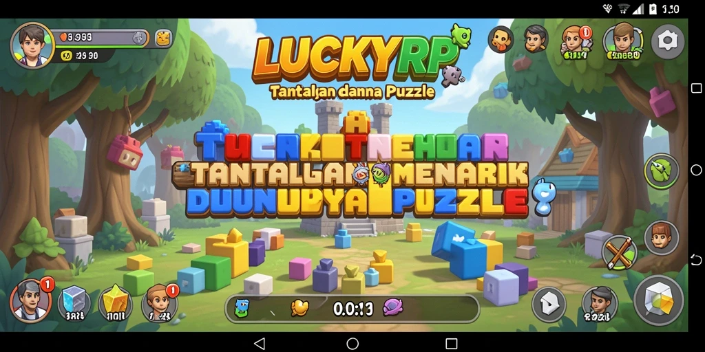 Tampilan gameplay <strong>LUCKYRP</strong> yang penuh tantangan dan keseruan.