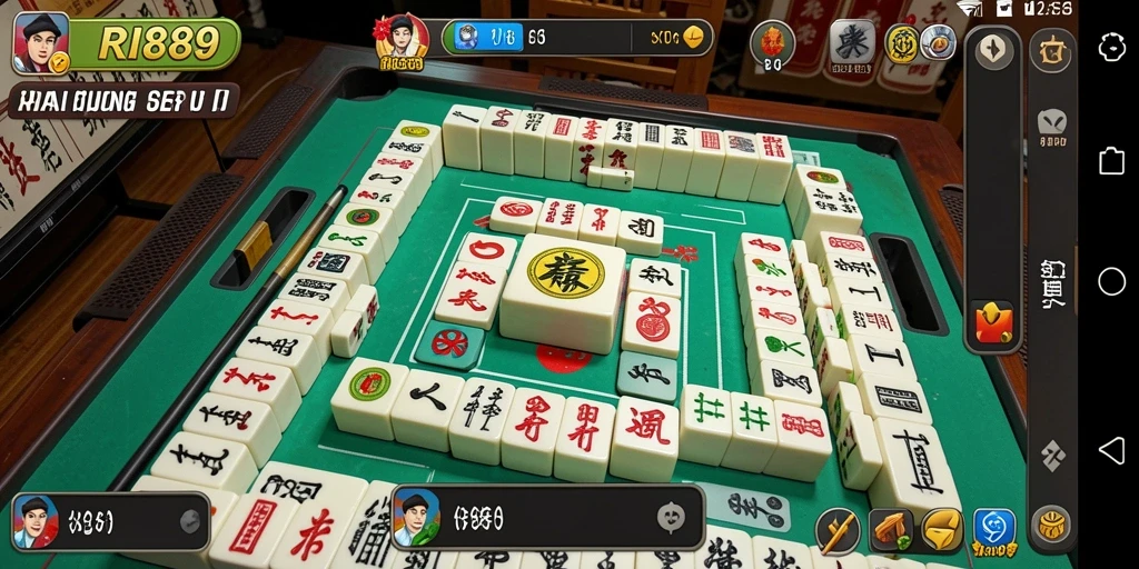 Tangkapan layar utama dari gameplay menegangkan di <strong>RI889</strong> menunjukkan aksi Mahjong yang seru.