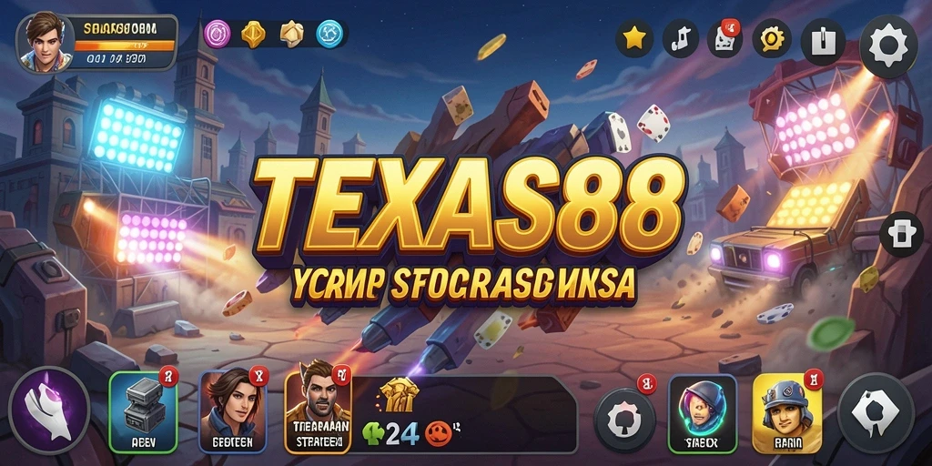 Tampilan gameplay seru di TEXAS88 dengan aksi strategi yang mendebarkan.