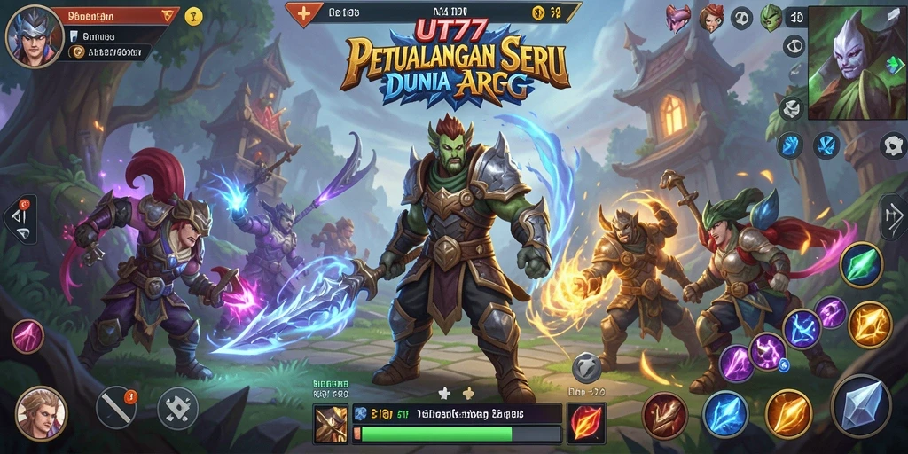 Tampilan gameplay utama dalam UT77 yang menegangkan dan seru.